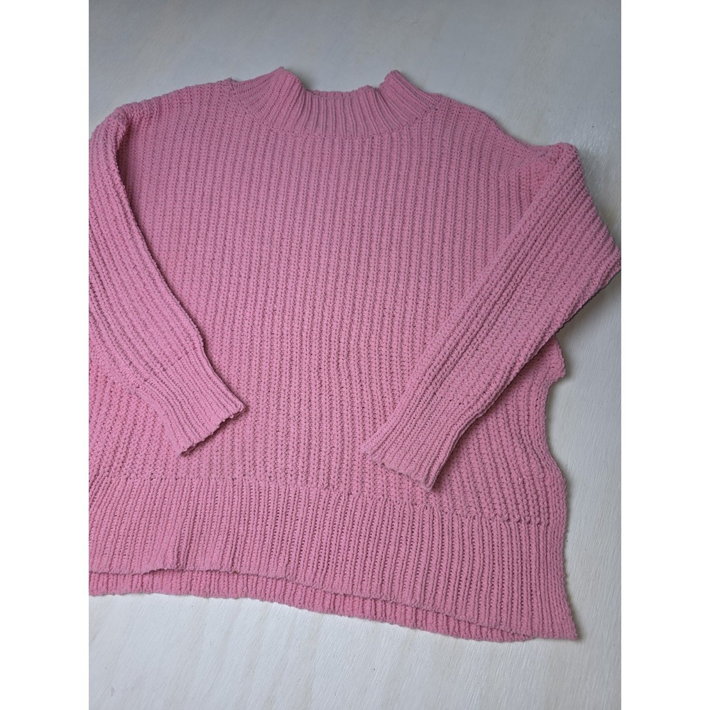 Aerie Women's Pink Cowl Sweater Pullover Oversized Extra Small Knit Long Sleeved